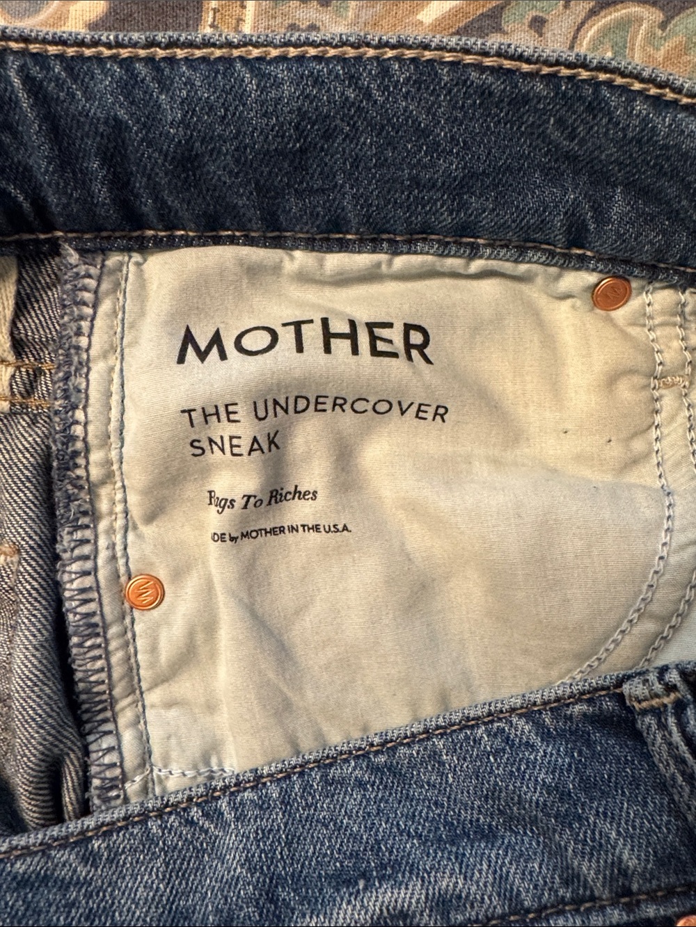 NWT Mother Denim The Undercover Sneak - Picture 4 of 8